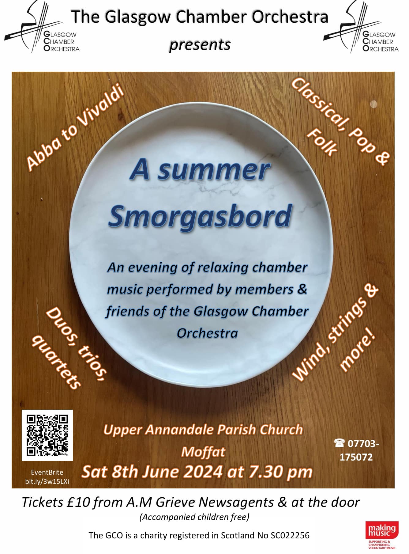 Glasgow Chamber Orchestra - A Summer Smorgasbord